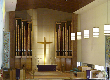 1985 Reuter organ at Augustana Lutheran Church, Denver, Colorado