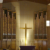 [1985 Reuter organ at Augustana Lutheran Church, Denver, Colorado]