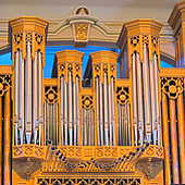 [1983 Sipe organ at Assembly Hall at Tabernacle Square, Salt Lake City, Utah]