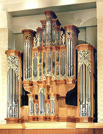 1998 Fritts organ at Pacific Lutheran University, Tacoma, Washington