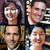 [The four prize winners: clockwise Yoon-Mi Lim, Timothy Olsen, Choi, Ji-Yoen and Scott Montgomery.]