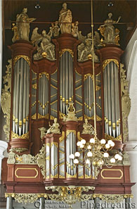 [1727 Christian Müller organ at Jacobijnerkerk, Leeuwarden, The Netherlands]