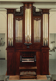 [1830 Thomas Appleton organ at the Metropolitan Museum of Art in New York City]