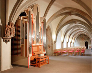 [2012 Glatter-Götz/Rosales organ in the Crypt Chapel, Magdeburg Cathedral, Germany]