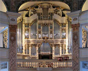 [1741 Trost Organ at the Stadtkirche in Waltershausen, Germany]