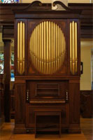 [1790 England organ at Holy Trinity Cathedral, Quebec City, Canada.]