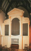 [1881 Hunter-1991 Daniel organ at Brentwood Cathedral, England]