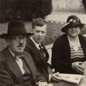 [Britten with Frank and Ethel Bridge.]