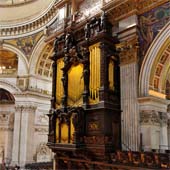 [1872 Henry Willis organ at Saint Paul Cathedral, London, England, UK]
