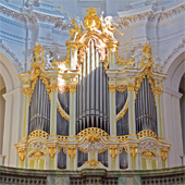 [1755 Silbermann-Hildebrandt/Court Church-Cathedral, Dresden, Germany]