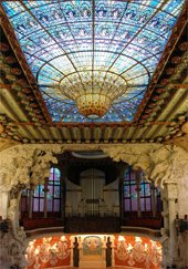 [1907 Walcker organ at Palau de la Música Catalana, Barcelona, Spain]